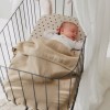Wiegdeken - Jacquard pure taupe